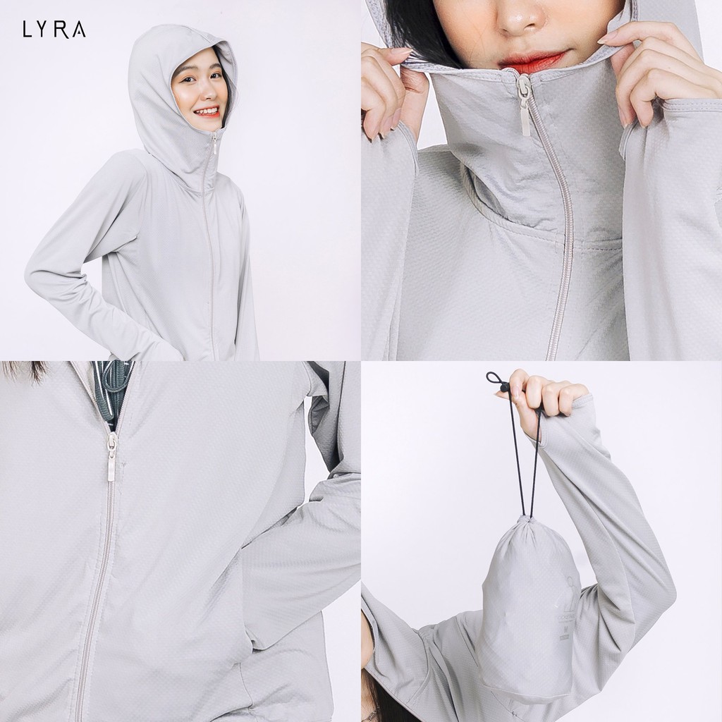 Áo chống nắng dáng ngắn Hidoli thoáng mát chống tia UV - VSYAK0017 | BigBuy360 - bigbuy360.vn