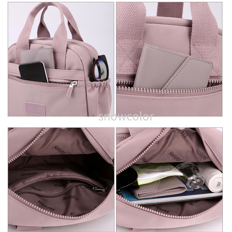 Túi Đeo Chéo Canvas Chống Nước Phong Cách Hàn Quốc Cho Nữ Beg Tangan Wanita Murah Cantik Beg Silang Perempuan