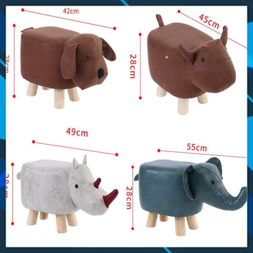 [HÀNG THỬA] Ghế đôn hình thú bọc da siêu cute cho bé | BigBuy360 - bigbuy360.vn