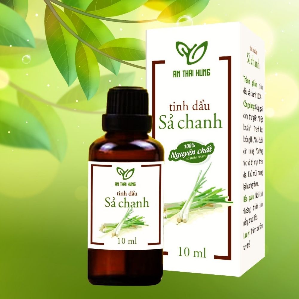 Tinh dầu thiên nhiên nguyên chất An Thái Hưng 10ml, dùng matxa, khử mùi, diệt khuẩn, làm ấm cơ thể, thư giãn,...