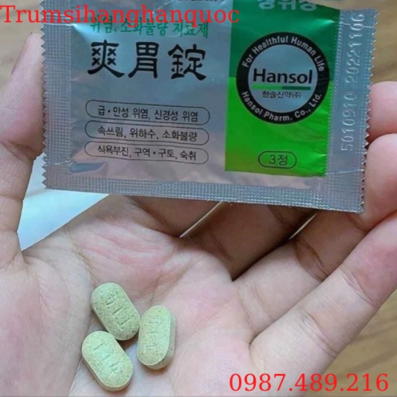 VIÊN UỐNG DẠ DÀY ĐÔNG Y HÀN QUỐC HÁNOL, trumsihanghanquoc