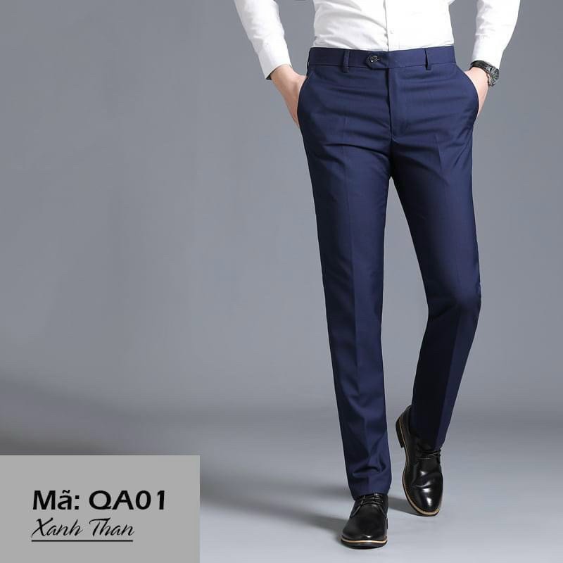 8 màu Quần Tây Âu Nam Cao Cấp hàn quốc Vải Co Dãn Xịn (Hàng Chuẩn Shop),bao đẹp chất lượng.(không ưng đổi trả )