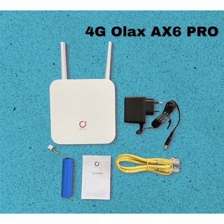 Bộ phát wifi 4G Olax Ax6 Pro B cắm điện ( có kèm Pin sạc sử dụng 12 tiếng)