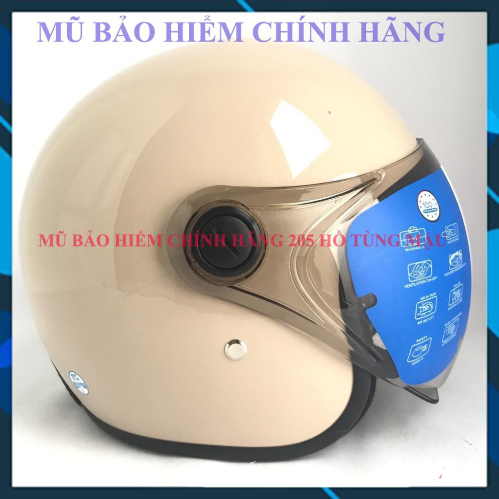 Nón bảo hiểm Nữ chính hãng GRO - Kính lượn