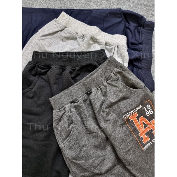 Quần nỉ Jogger VNXK bé trai đại cồ 8-14yBONG KEN KIDS SHOP