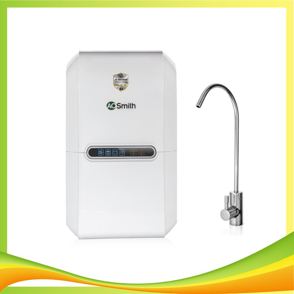 Máy Lọc Nước A.O. Smith E2 - Công Nghệ RO-Side Stream + Mintech, Kích Thước 420x260x410 mm