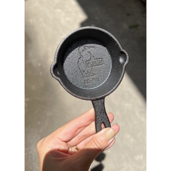 Chảo gang mini đúc nguyên khối - Chảo nấu ăn mini chống dính tự nhiên size 8.5cm - dùng được bếp từ