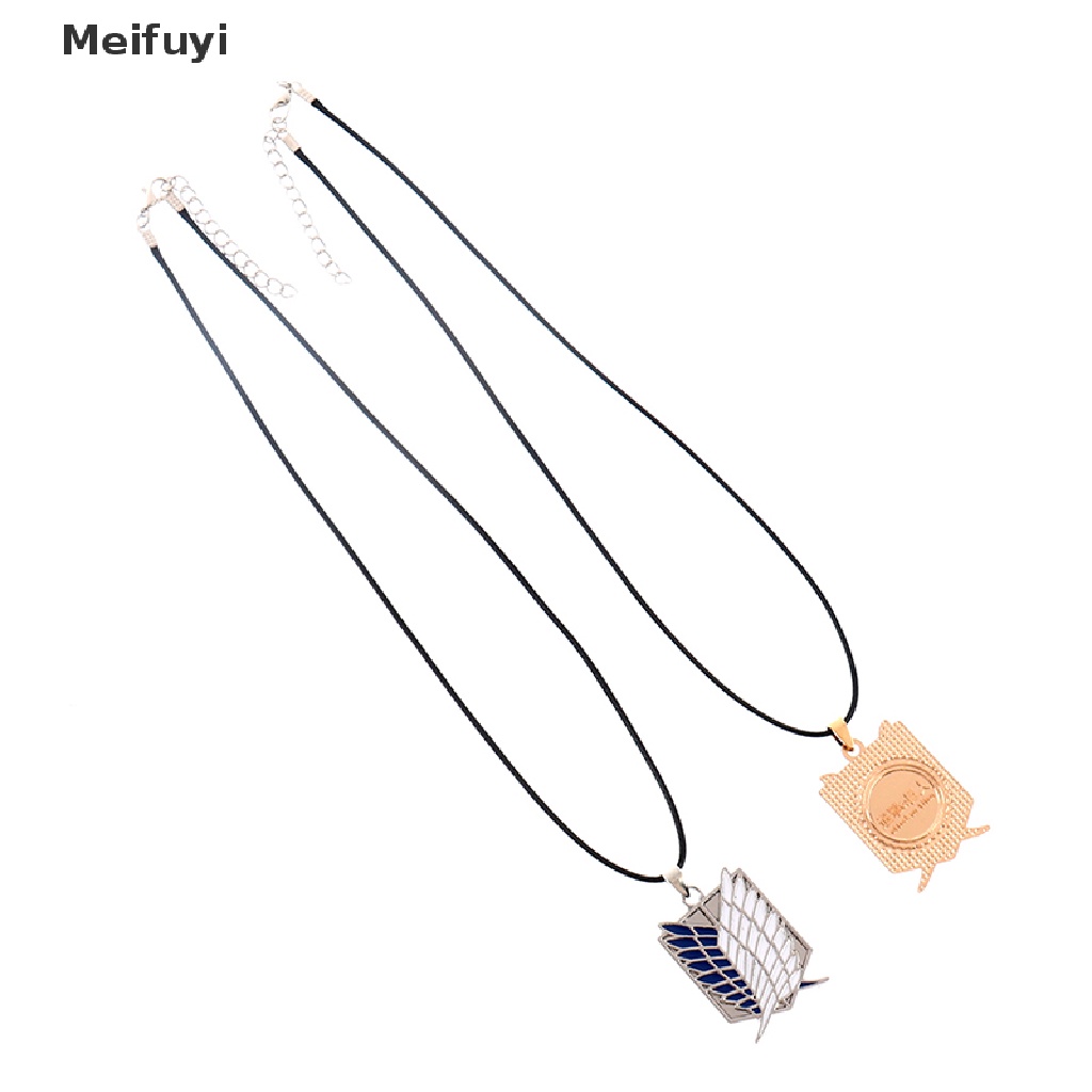 [Meifuyi] Attack On Titan Necklace Wings Of Liberty Freedom Investigation Corps Necklace COD