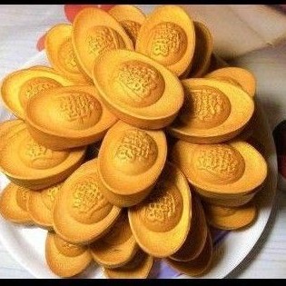 Khuôn trung thu / bánh dứa lò xo 50g 4 mặt thỏi vàng