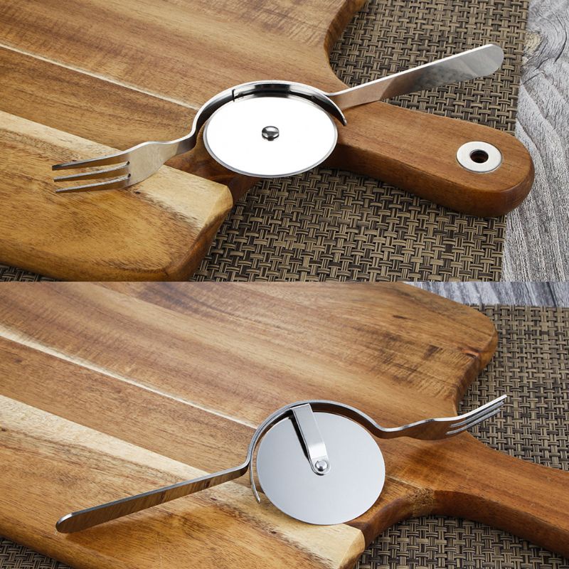 ✿ Dụng Cụ Cắt Bánh Pizza Bằng Inox Tiện Dụng