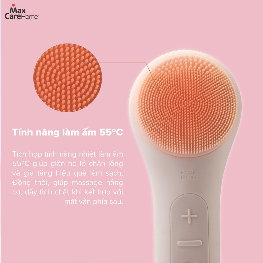 Máy Rửa Mặt Maxcare Max999 | Làm Sạch Lớp Trang Điểm - Dầu Thừa - Bụi Bẩn Trong 1 Phút