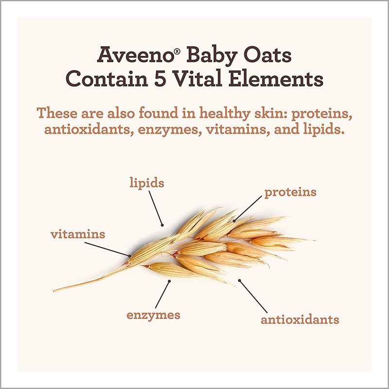 Tắm gội bé Aveeno Baby Natural Oat Extract, 354ml