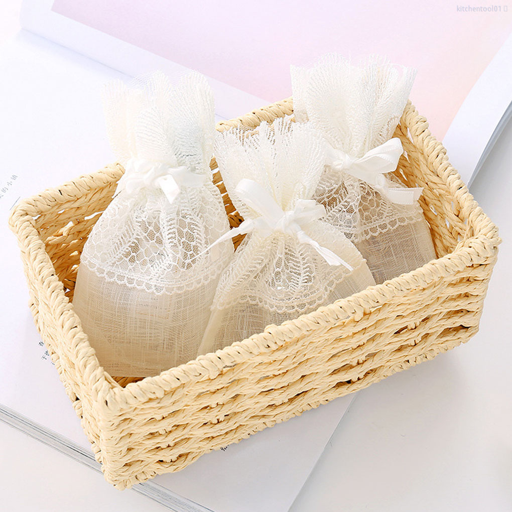 Túi Dây Rút Phối Ren Đựng Quà / Trang Sức Đa Năng Tiện Dụng 01