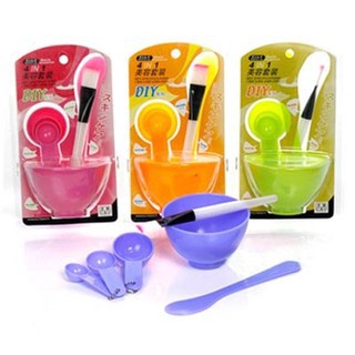 Combo 20 bộ chén cọ pha mặt nạ bột tiện lợi