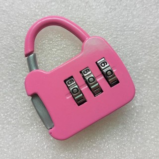 Ổ khóa số với 3 vòng số hình chiếc giỏ_Màu Ngẩu Nhiên