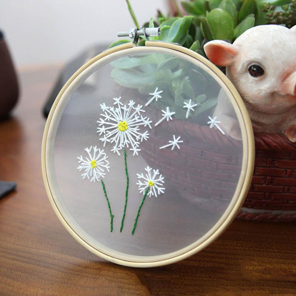 Khung Thêu Hoa Thủ Công DIY Dành Cho Người Mới Bắt Đầu