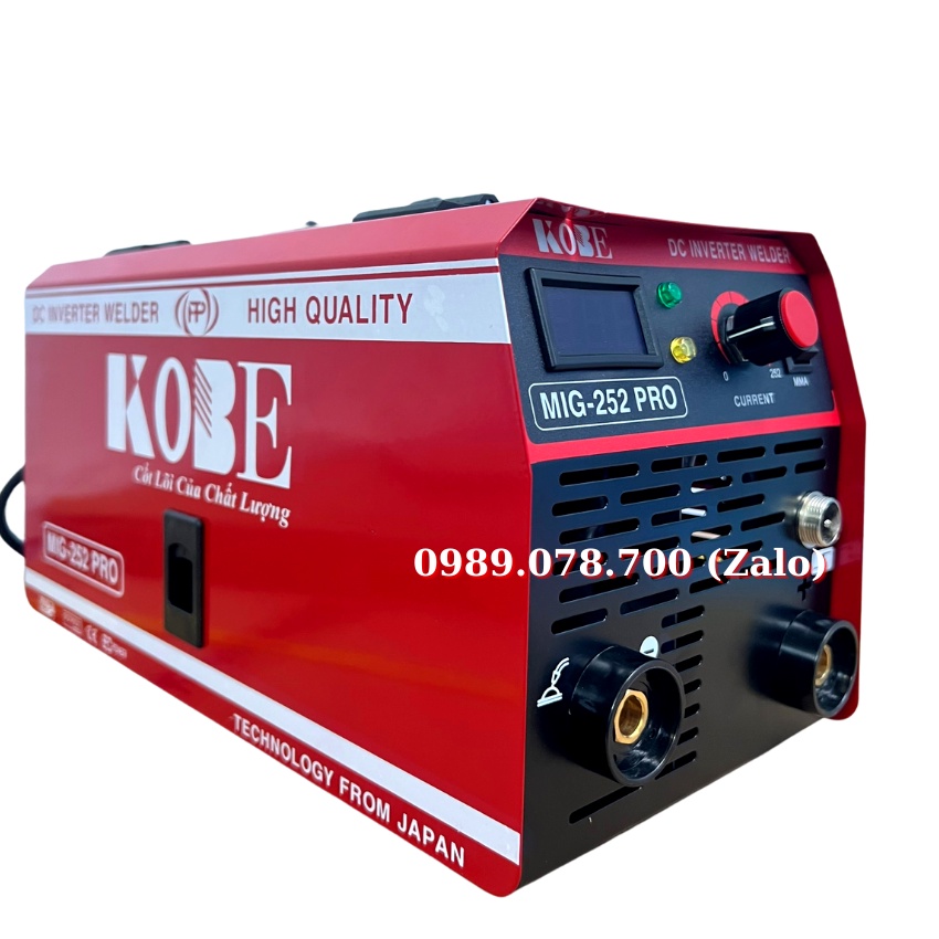 Máy hàn Mig không dùng khí KOBE 252Pro dây hàn mig rời sử dụng gia đình và thợ
