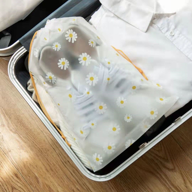 Túi đựng giày dép chống bụi, túi vải đựng giày họa tiết chống bui bẩn đi thể thao, du lịch tiện lợi - Elliver