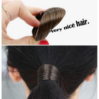 Dây cột tóc bằng tóc giả