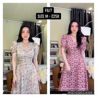 _f6/f7- đầm hoa dún thun