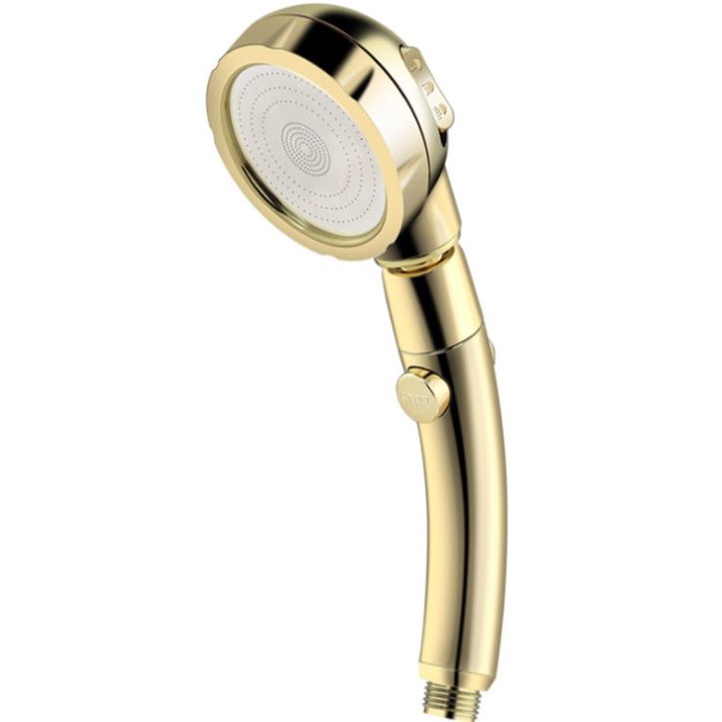 Tay sen tăng áp mạ vàng 3 chế độ, xoay 360 độ cao cấp, có nút bật tắt tặng kèm dây cấp nước inox 304 - QM044