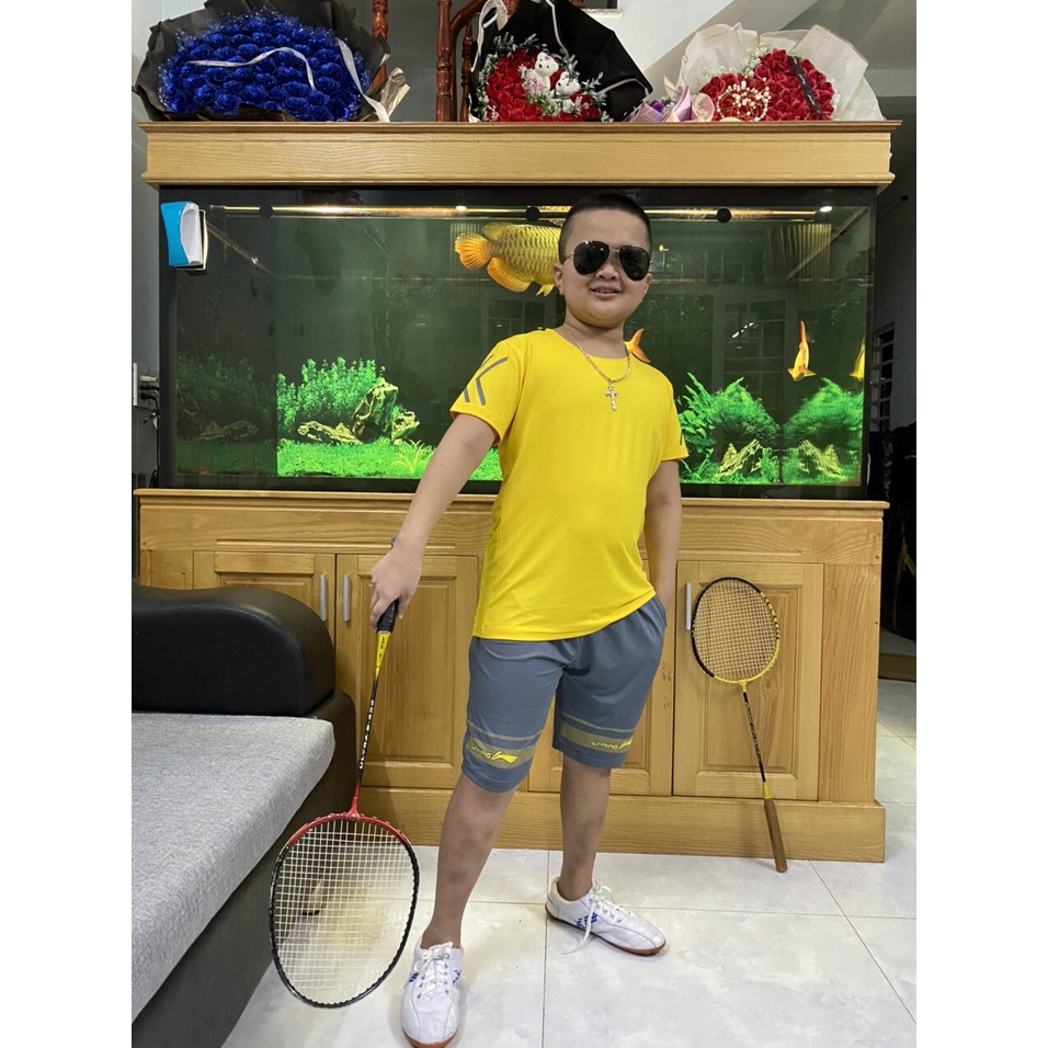 Đồ bộ bé trai size đại cồ Dragon THÔNG HƠI, THOÁNG KHÍ từ 24kg-55kg