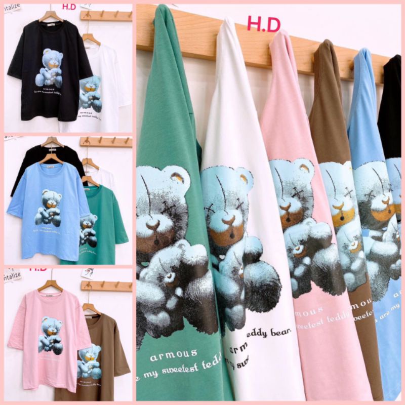 Áo thun Gấu Tuyết BearTay Lỡ Dáng Rộng Việt Unisex chất cotton mịn mềm nhiều màu sắc  Trend phong cách năng động