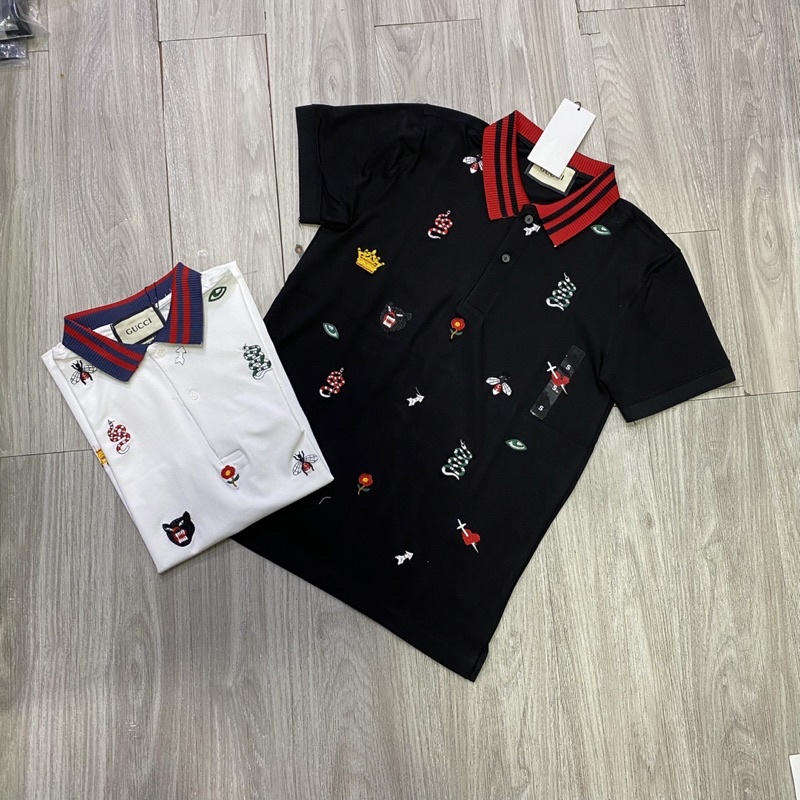 Áo polo gucci thêu logo chất sịn-2385