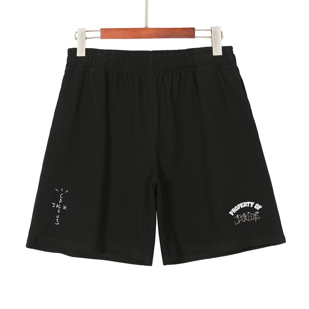 Travis Scott's same TS shorts Jackboys Black Friday album casual shorts