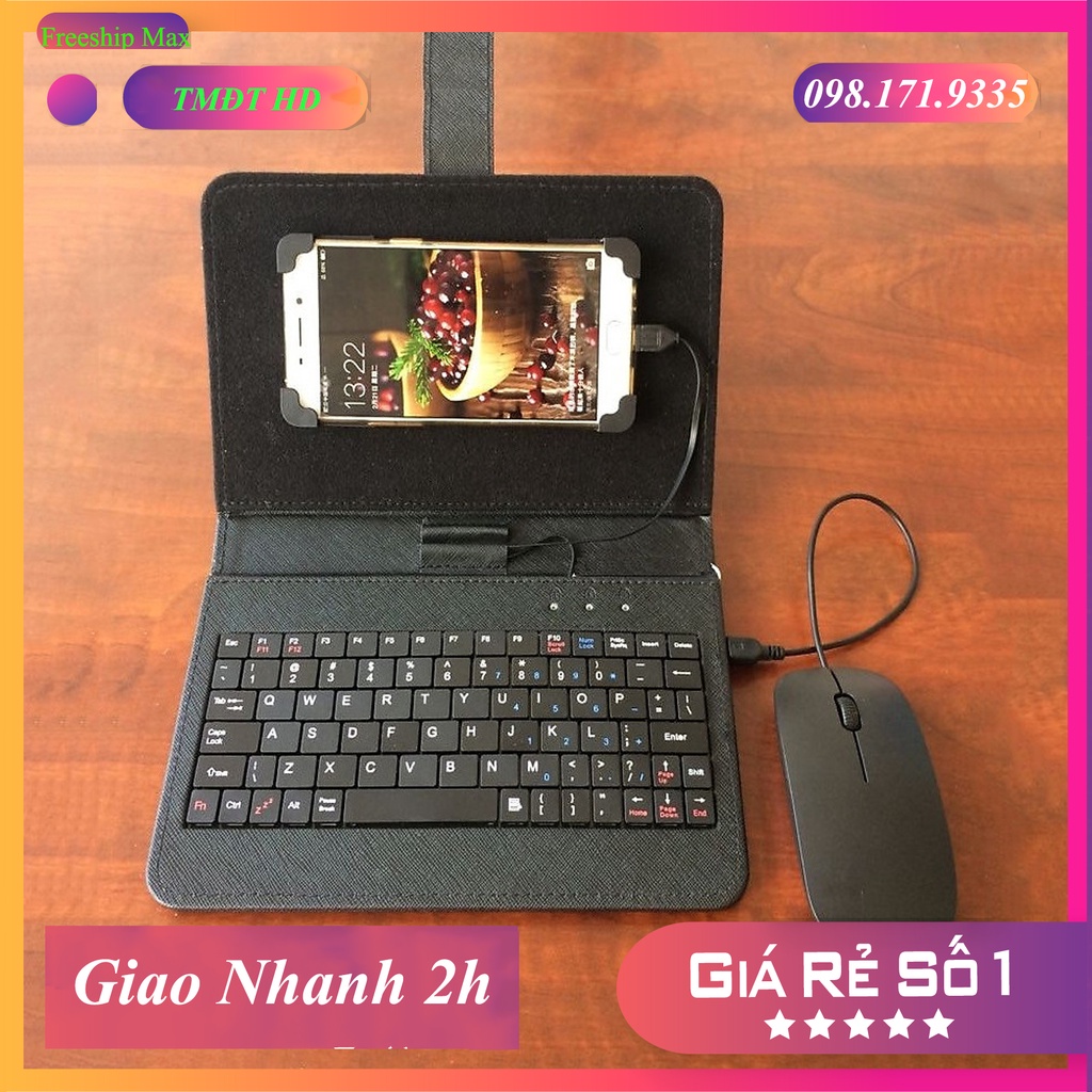 Bao da bàn phím chơi game có chuột cho điện thoại android - Giá tốt chỉ hôm nay