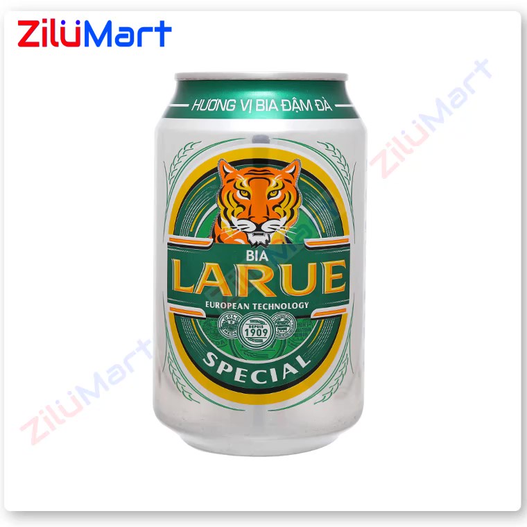 [HỎA TỐC HCM] Thùng 24 lon bia Larue Special (Larue Xanh) loại 330ml