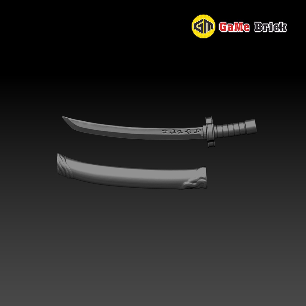 Phụ kiện mô hình - Kiếm Katana v3