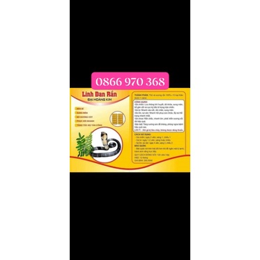 LINH ĐAN RẮN - MỒI RẮN CHO GÀ CHIẾN
