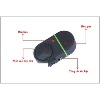 Chuông báo động cá cắn câu điện tử [PK 5B]