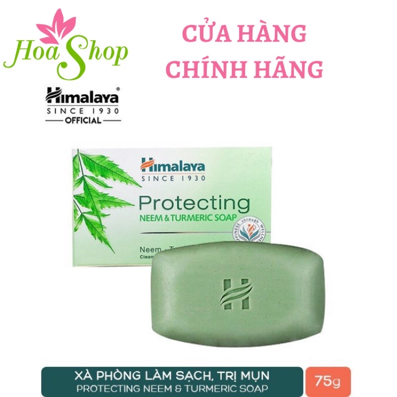 Xà phòng mụn lưng Himalaya neem và nghệ tây 75g