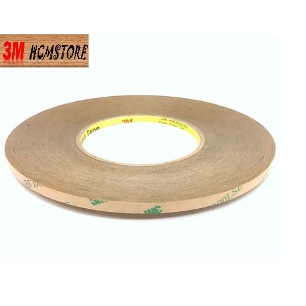 3M 300LSE 93015 10mm dài 55met BĂNG KEO 2 MẶT MỎNG 300LSE - TRONG SUỐT chuyên DÁN CẢM ỨNG, CHỊU NHIỆT chuyên dán nhựa