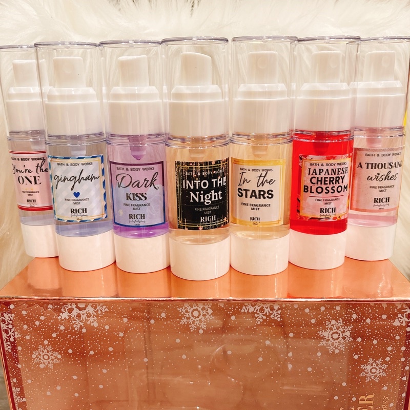 [CHỌN MÙI] PART 1 Xịt Thơm Toàn Thân Body Mist Bath &amp; Body Works Usa