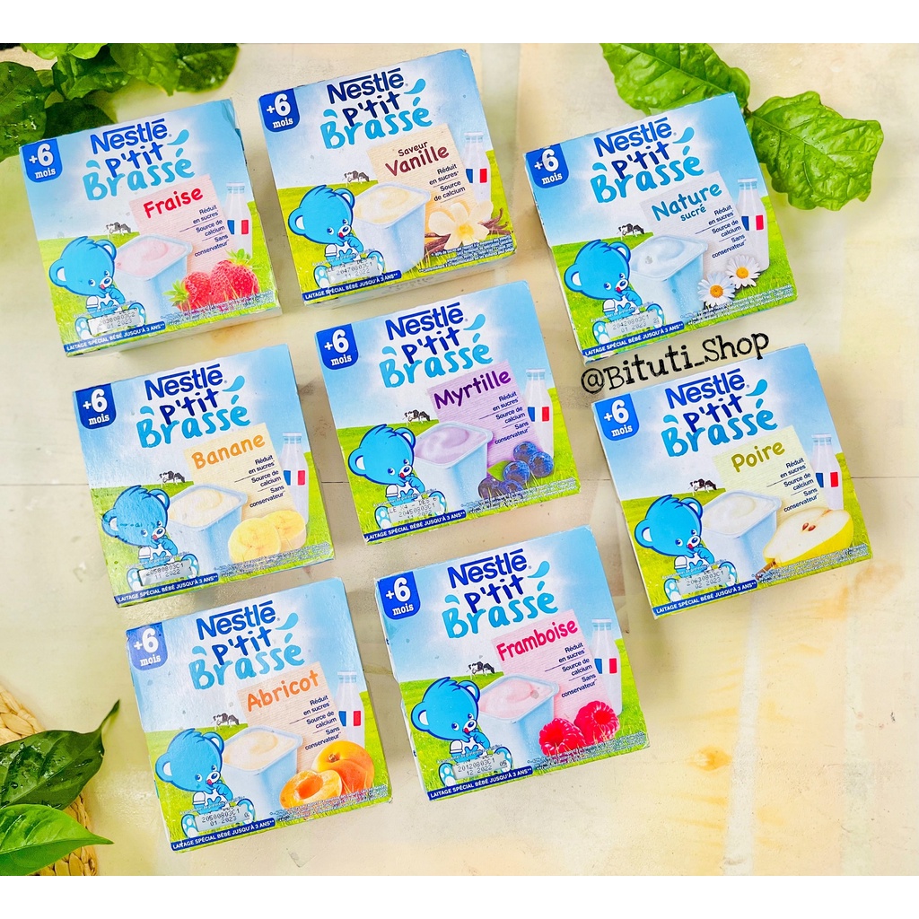 Sữa Chua Nguội Nestle Pháp đủ vị trái cây cho bé từ 6 tháng - Bituti Shop