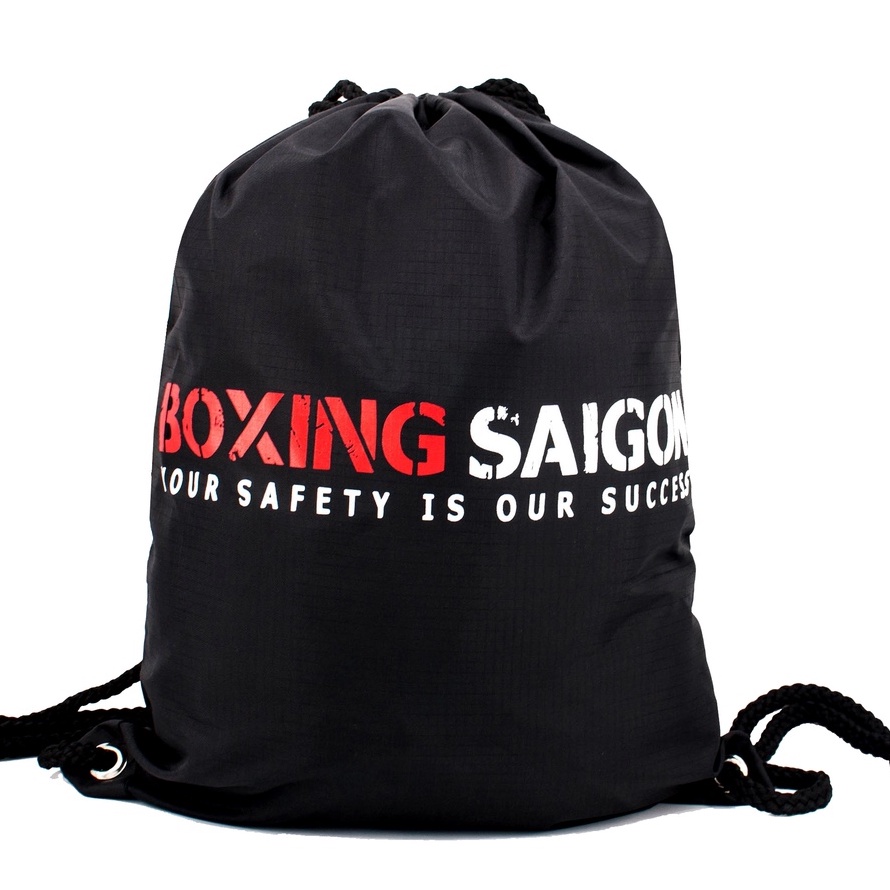 Túi Rút Đựng Găng Boxing Saigon - Black/Red