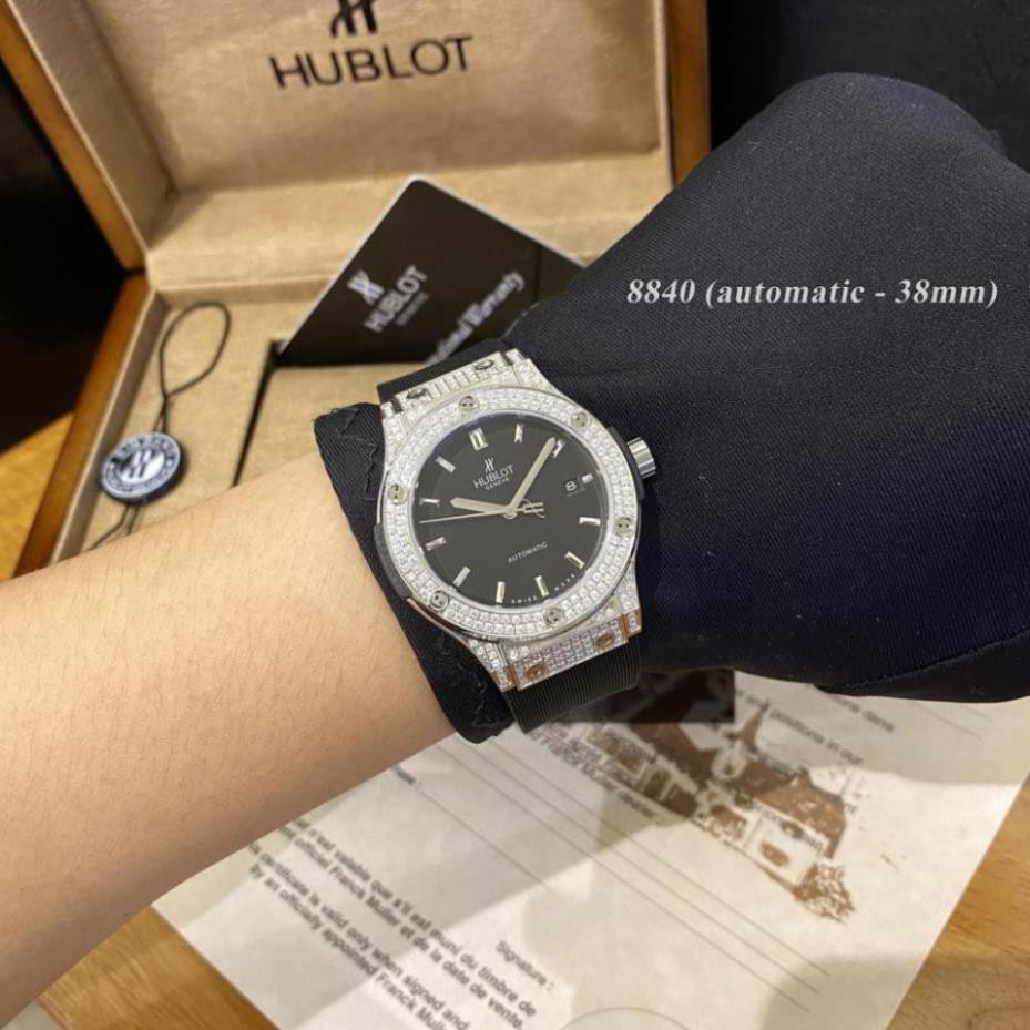 [Máy cơ] Đồng hồ nam Hublot máy cơ cao cấp chống nước, Mặt kính sapphire chống xước