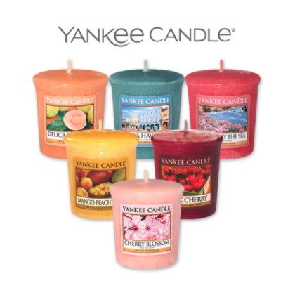 YANKEE CANDLE Nến Mẫu Thử Mini 49g. 49g. Cát Hồng Cát Cotton Màu Đen / Hồng / Hoa Oải Hương / Xoài / Đào / Bahama Breeze Làm Sạch Đi Biển Vào Mùa Hè
