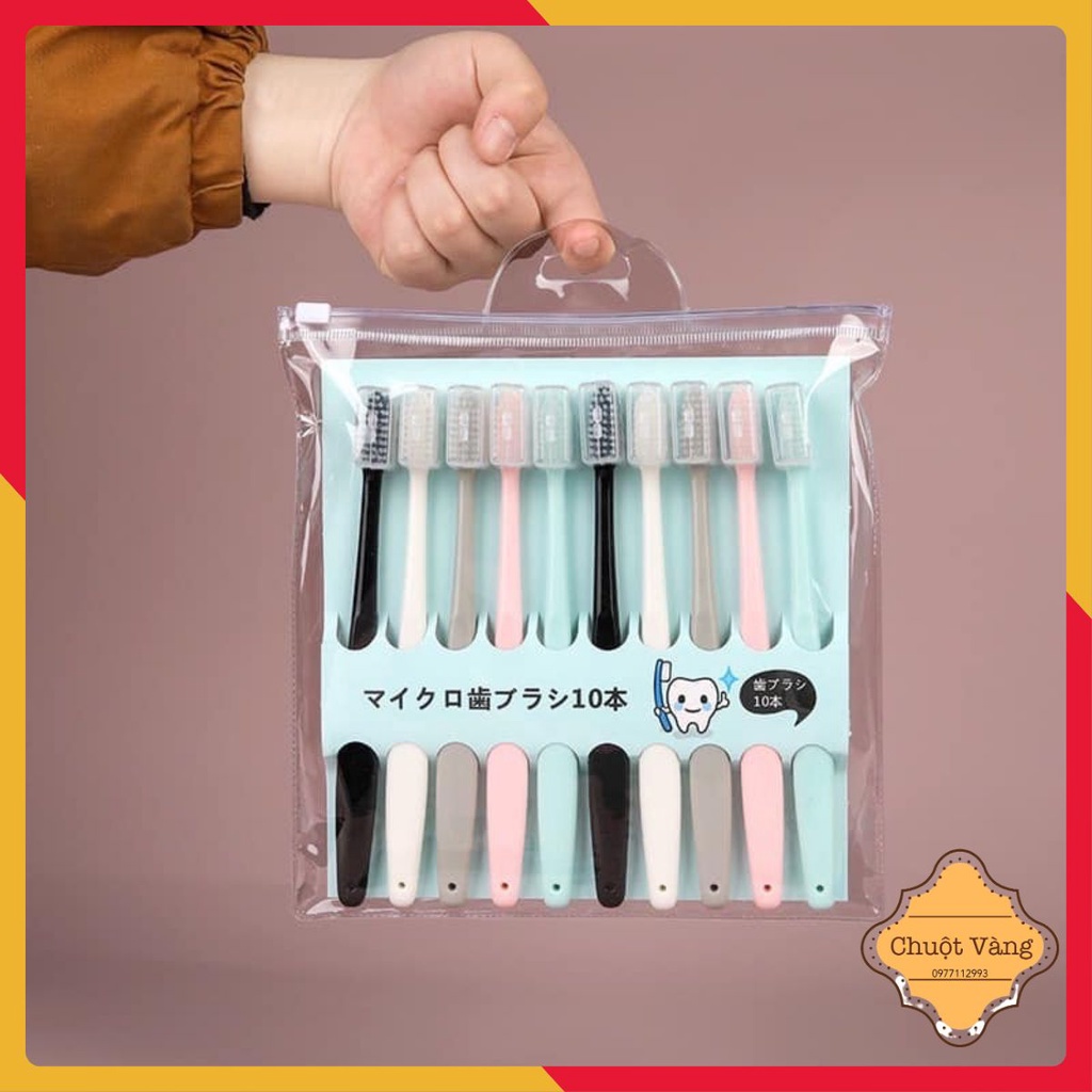 Set 10 bàn chải siêu mềm Hàn Quốc