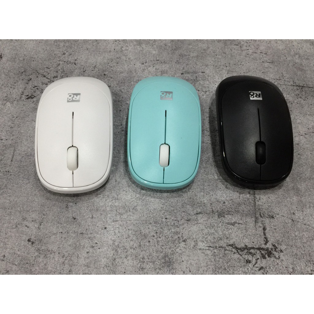 CHUỘT KHÔNG DÂY R8 1709 ĐEN, TRẮNG, HỒNG,XANH, MOUSE MÁY TÍNH