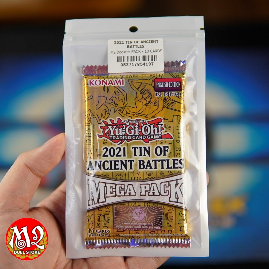 Gói thẻ bài Yugioh Mega Pack 2021 Tin of Ancient Battles - 18 lá bài nhập khẩu từ USA