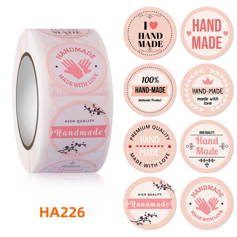 Cuộn 500 miếng stick sticker thank you Dán nhãn cảm ơn STICK051