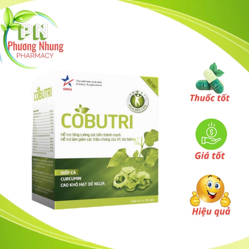 Cobuitri hỗ trợ người bị trĩ