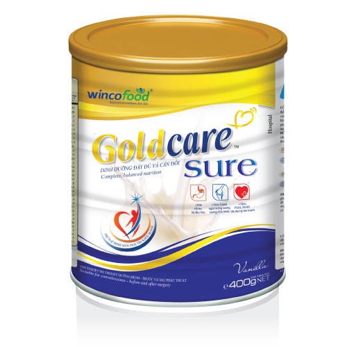 Sữa bột Goldcare Sure Dinh dưỡng đầy đủ và cân đối lon 400g