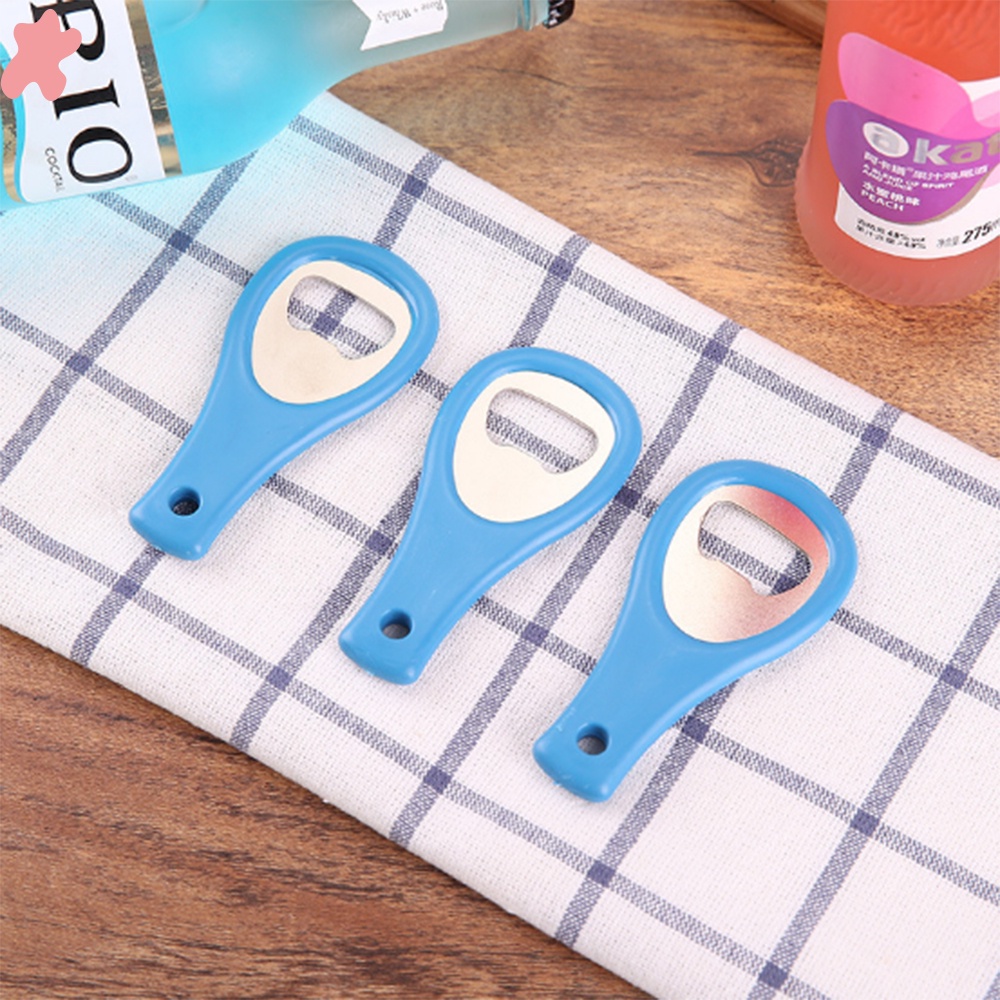 ★★★1 Dụng Cụ Mở Nắp Chai Bằng Thép Không Gỉ Đa Năng Kèm Lỗ Treo Tiện Dụng