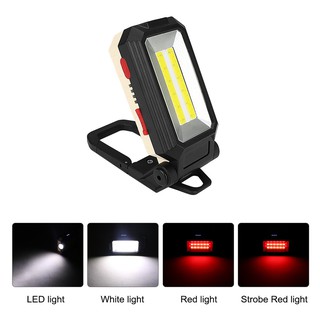 ✡Diamonds1✡ Portable Rechargeable Magnetic 2COB LED Work Light Lamp Folding Inspection Torch