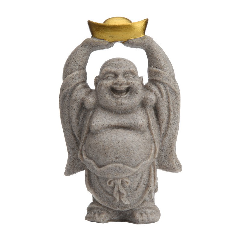 Tượng Phật Di Lặc Bằng Nhựa Resin Thiết Kế Sáng Tạo Dùng Trang Trí
